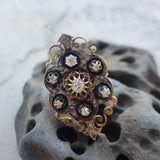 early Victorian 53 old cut diamond glove shield ring