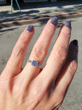 Platinum .75ct diamond vintage 1934 engagement ring