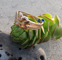 14k gold estate PUZZLE ring band
