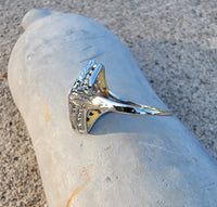 14k white gold filigree c.20s opal ring