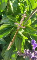 14k gold seed pearl SWORD estate pin