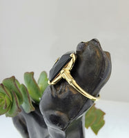 14k gold vintage Deco c.1930's black onyx & diamond Ring