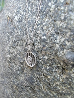 Platinum Art Deco c.1920's filigree diamond necklace pendant