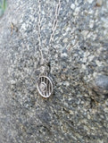 Platinum Art Deco c.1920's filigree diamond necklace pendant