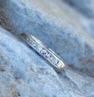Platinum 5 diamond estate band