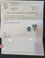 14k white gold HUGE Aquamarine Ring - 18.41ct