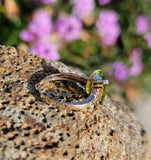 10k gold vintage Peridot Ring