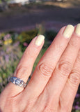 18k white gold c.1920's Art Deco Filigree diamond antique Ring