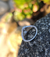 14k white gold c.1920's filigree diamond engagement ring