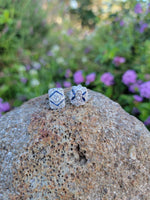 18k gold two tone Deco estate Sapphire & Diamond Ring