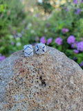 platinum & 18k gold two tone Deco estate Sapphire & Diamond Ring