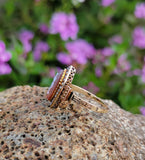 14k gold Victorian carved cameo angel & seed pearl estate navette ring