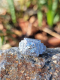 Platinum Art Deco 1.14ct European cut diamond vintage estate antique ring