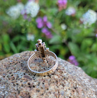10k gold Victorian turquoise & pearl estate ring