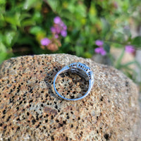 18k gold white gold c.1920's filigree diamond ring