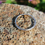 14k gold 2mm vintage floral wedding band