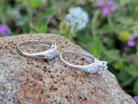 14k white gold vintage diamond bridal set - apx .16ct tw