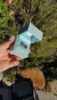18k white gold rubellite Tourmaline filigree ring