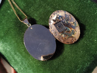 14k rose & yellow gold vintage mid-century Bird pendant necklace
