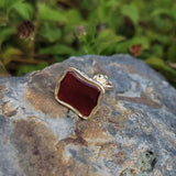 9ct gold Victorian carnelian watch FOB seal necklace pendant