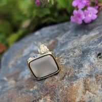 9ct gold Victorian carnelian watch FOB seal necklace pendant