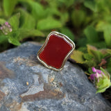 9ct gold Victorian carnelian watch FOB seal necklace pendant