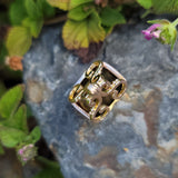 9ct gold Victorian citrine watch FOB seal necklace pendant