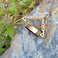 9ct gold Victorian carnelian watch Flip FOB seal necklace pendant - hallmarks