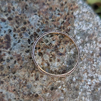 14k gold 2mm vintage engraved floral wedding band