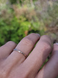 14k gold 2mm vintage engraved floral wedding band