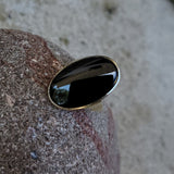 14k gold Black Onyx Deco Ring