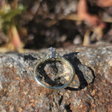 14k gold two tone old mine cut diamond solitaire antique estate ring - apx .32ct