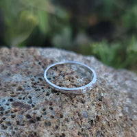 18k white gold engraved 5 diamond vintage wedding floral band