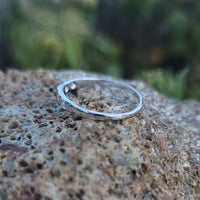 18k white gold engraved 5 diamond vintage wedding floral band