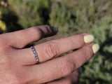 14k white gold ART DECO c.1920's diamond vintage estate antique ring