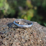 14k gold 2.5mm vintage engraved wedding band