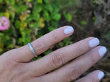 14k gold 2.5mm vintage engraved wedding band