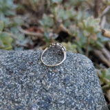 14k white gold diamond antique c.1920's engagement wedding ring - apx .66ct tw