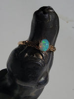 10k gold Victorian opal estate antique ring