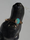 10k gold Victorian opal estate antique ring