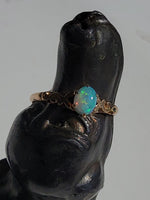 10k gold Victorian opal estate antique ring