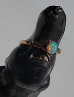 10k gold Victorian opal estate antique ring