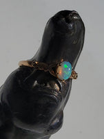 10k gold Victorian opal estate antique ring