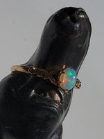 10k gold Victorian opal estate antique ring