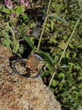10k yellow gold opal estate ring