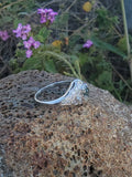 Platinum Art Deco c.1920's rare color changing NATURAL ALEXANDRITE & diamond ring