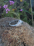 Platinum Art Deco c.1920's rare color changing NATURAL ALEXANDRITE & diamond ring
