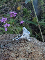 platinum c.1920's filigree diamond ring