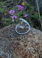 platinum c.1920's filigree diamond ring