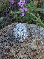 platinum c.1920's filigree diamond ring